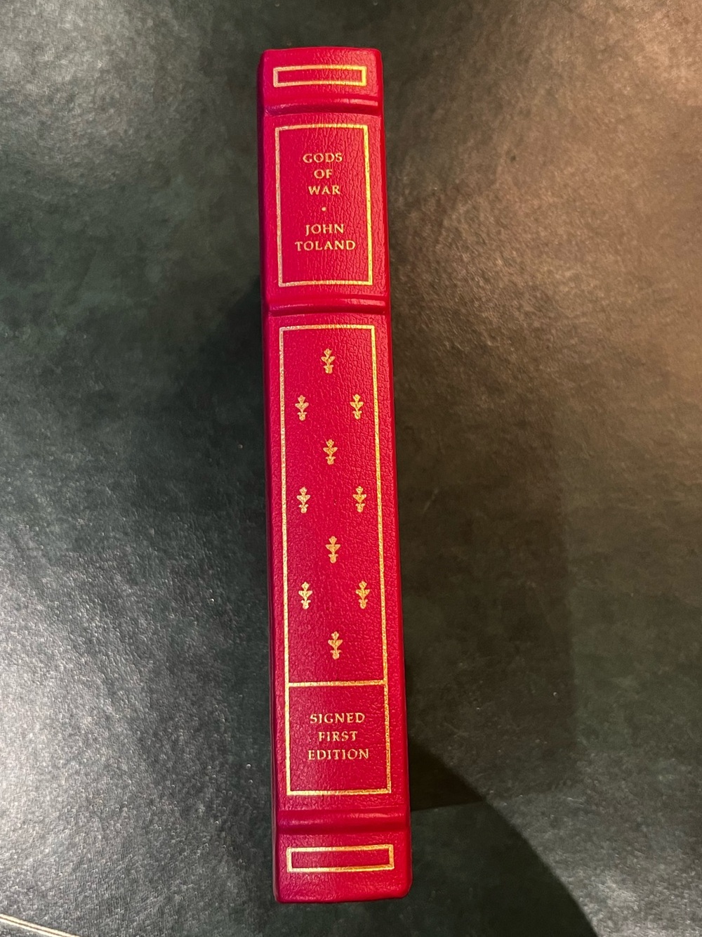 Collectible Signed Hardcover Book Gods of War by John Toland